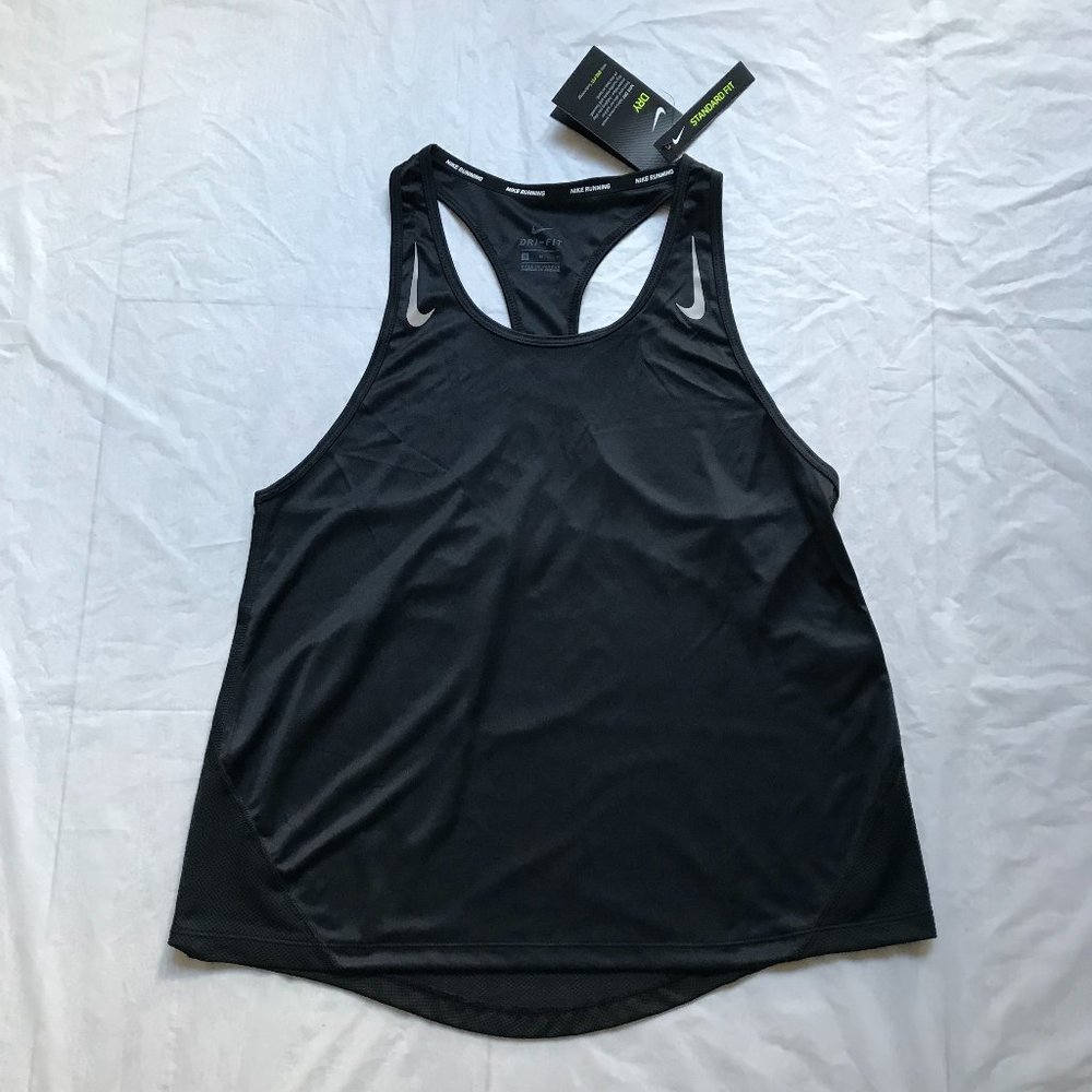 Women's Running Singlet Nike Miler Logo Tank Tops
